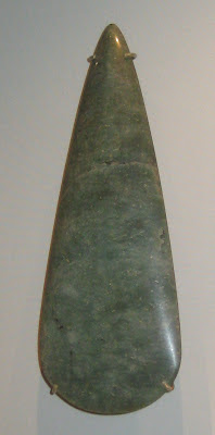 Jadite axe recovered from Somerset (British Museum 2015).